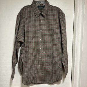 Ralph Lauren Men's Button Down Long Sleeve Plaid Shirt 18 34/35